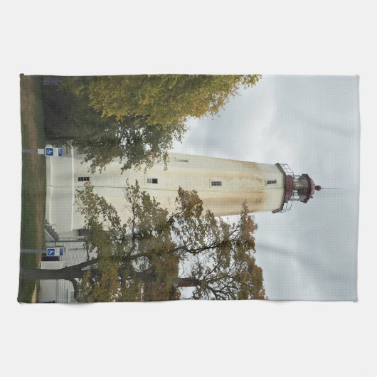 Linge De Cuisine Phare de Sandy Hook (Horizontal)