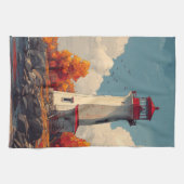 Linge De Cuisine Phare en automne (Horizontal)