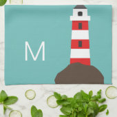 Linge De Cuisine Phare mignon | personnalisé (Plié)