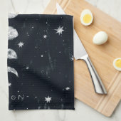 Linge De Cuisine Phases de la lune TeaTowels (Quart Plié)