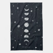 Linge De Cuisine Phases de la lune TeaTowels (Vertical)