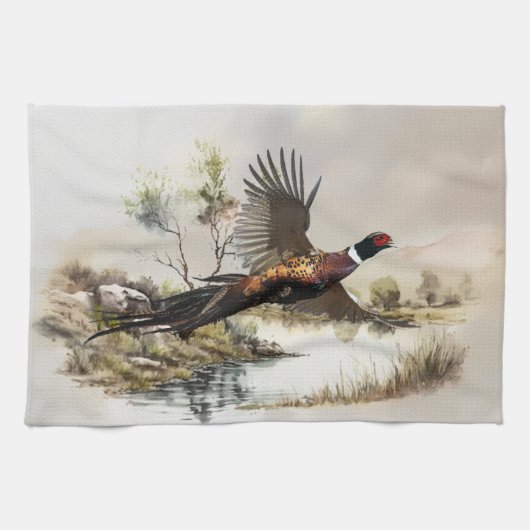 Linge De Cuisine Pheasant (Horizontal)