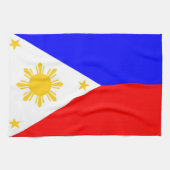 Linge De Cuisine philippines drapeaux du pays (Horizontal)