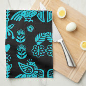 Linge De Cuisine Phoenix Bird Fold Art Imprimer (Quart Plié)