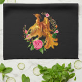 Linge De Cuisine Phoenix Floral Se Lève De L'Imaginaire Des Cendres (Plié)