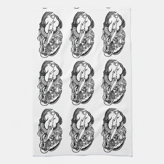 Linge De Cuisine Phoenix Tattoo (Vertical)