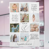 Linge De Cuisine Photo Collage Meilleure grand-mère Jour des mères