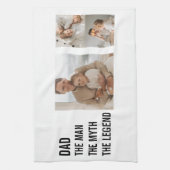 Linge De Cuisine Photo Collage moderne | Cadeau papa (Vertical)