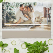 Linge De Cuisine Photo de famille moderne | Joyeux Joyeux Joyeux Bé (Plié)