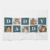 Linge De Cuisine Photo et cadeaux de papa vert et de collage modern (Horizontal)