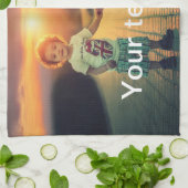 Linge De Cuisine Photo et texte faits sur commande (Plié)