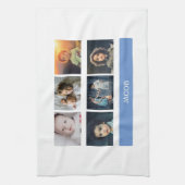 Linge De Cuisine Photo faite sur commande bleue en pastel - (Vertical)