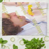 Linge De Cuisine Photo Famille ✨ Lovely Custom (Plié)