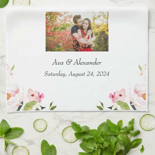 Linge De Cuisine photo mariage (Plié)