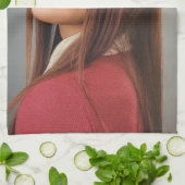 Linge De Cuisine Photo personnalisée (Plié)