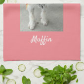 Linge De Cuisine Photo pour animaux de compagnie ou photo et nom de (Plié)