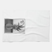 Linge De Cuisine Photo simple d'un ananas avec une initiale unique (Horizontal)