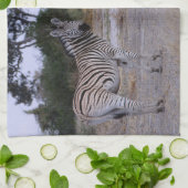 Linge De Cuisine Photo Zebra Double Take (Plié)