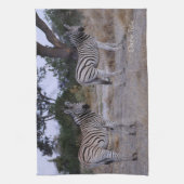 Linge De Cuisine Photo Zebra Double Take (Vertical)