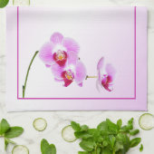 Linge De Cuisine Photographie florale tropicale de l'orchidée rayon (Plié)