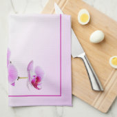 Linge De Cuisine Photographie florale tropicale de l'orchidée rayon (Quart Plié)