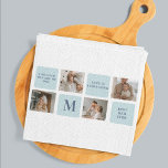 Linge De Cuisine Photos de Collage moderne Bleu Meilleurs Pères Cad<br><div class="desc">Des photos de collage moderne avec un thème bleu peuvent faire un grand cadeau pour la Fête des pères ou toute occasion de célébrer un père spécial. Les photos collages sont un moyen unique et créatif de présenter une collection de moments mémorables et peuvent être customisés pour s'adapter au style...</div>