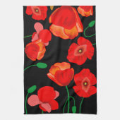 Linge De Cuisine Photos rouges sur arrière - plan noir (Vertical)