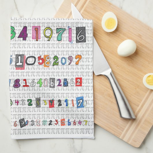 Linge De Cuisine Pi coloré (Quart Plié)