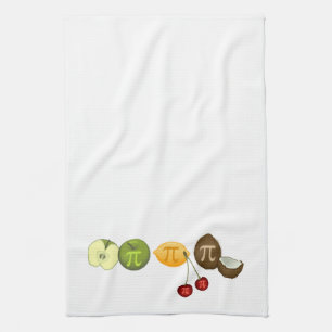 Linge De Cuisine Pi Day, Pi on Differents Fruits