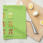 Linge De Cuisine Pi Symbole Menu Cute Math Enseignant (Quart Plié)