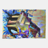 Linge De Cuisine Piano de Funky (Horizontal)