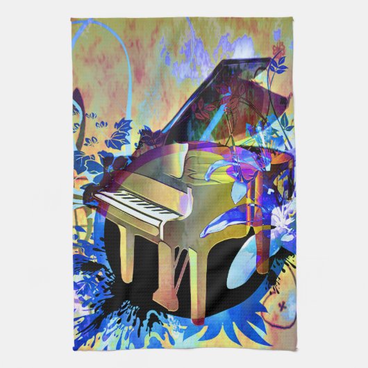 Linge De Cuisine Piano de Funky (Vertical)