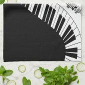Linge De Cuisine Piano Keyboard Music Design (Plié)