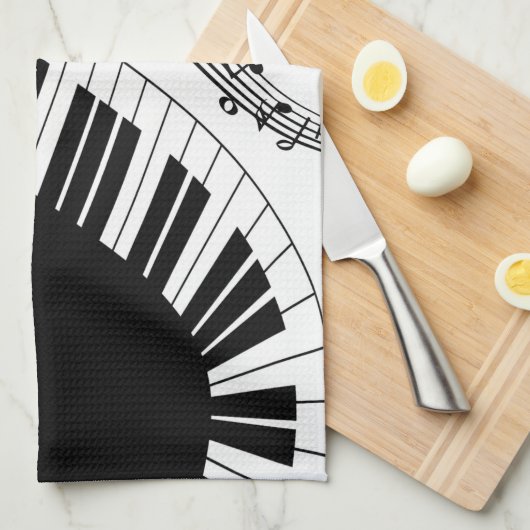 Linge De Cuisine Piano Keyboard Music Design (Quart Plié)