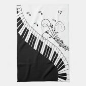 Linge De Cuisine Piano Keyboard Music Design (Vertical)
