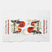 Linge De Cuisine Pic à tête rouge (Horizontal)