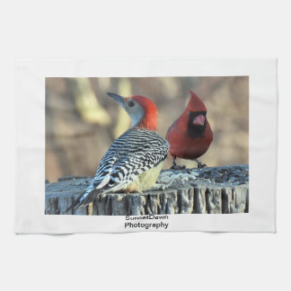 Linge De Cuisine Pic rouge cardinal et pic rouge