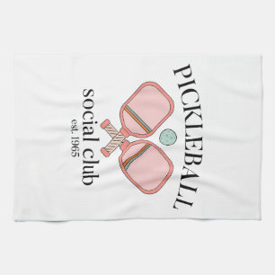 Linge De Cuisine Pickle Ball Social Club EST 1965 Hommes Femmes
