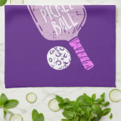 Linge De Cuisine Pickleball - Restez Hors De La Cuisine (Plié)