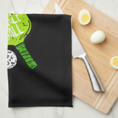 Linge De Cuisine Pickleball - Restez Hors De La Cuisine (Quart Plié)