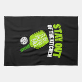 Linge De Cuisine Pickleball - Restez Hors De La Cuisine (Horizontal)