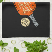 Linge De Cuisine Pickleball - Restez Hors De La Cuisine (Plié)