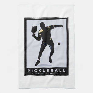 LINGE DE CUISINE PICKLEBALL SILHOUETTE CLASSIQUE