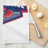 Linge De Cuisine Pickleball Support Team Pickleball Player USA (Quart Plié)
