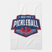 Linge De Cuisine Pickleball Support Team Pickleball Player USA (Vertical)
