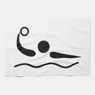 Linge De Cuisine Pictogramme de Waterpolo de polo d'eau
