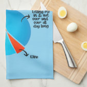 Linge De Cuisine Pie Graphe d'une maman de chien (Quart Plié)