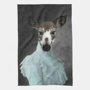 Linge De Cuisine Piebald Deer En Robe