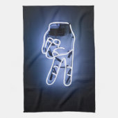 Linge De Cuisine pièce au néon (Vertical)