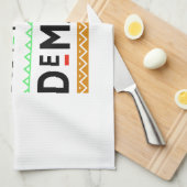 Linge De Cuisine Pièce en t d'Afrocentric (Quart Plié)